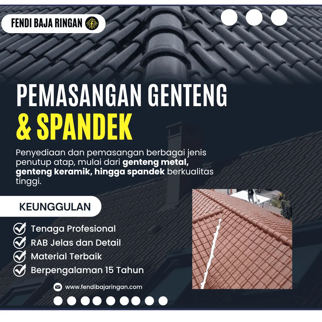 5 Pemasangan genteng
